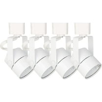 SHILIHE MR16 GU10 Halo Track Lighting Heads fixtures( no Bulb ), ETL Listed ,White,4Pack