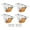 Orange, variant on NEXAVKPR Pack Of 4 Miniature Furniture Rollers Rubber Casters Compact Furniture Wheel set designs for Smooth Mobility Of Desks
