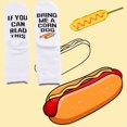 thumbnail image 5 of Funny Corn Dog Socks Hot Dog Lover Gifts If You Can Read This Bring Me A Corn Dog Novelty Socks, 5 of 6