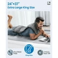 thumbnail image 5 of RENPHO "24x37" Shoulder Heating Pad for Back Pain Relief, Electric Large Heating Pad for Neck & Wrap with 6 Heat Settings & Auto Shut-Off, Birthday Gifts for Women Men, Grey, 5 of 13