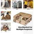 thumbnail image 3 of 25th Anniversary Blanket Gifts, 25th Silver Wedding Anniversary Couple Gifts for Dad Mom Parents Friends, 25 Years of Marriage 50"x60" Throw Blankets Gift for Husband Wife Her Him, 3 of 6