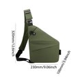 thumbnail image 4 of Bolso Bandolera Antirrobo WDOplteas para Hombre Hombro Informal, 4 of 6