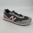 thumbnail image 1 of New Balance shoes mens 12 515 gray red suede low top athletic athleisure walking, 1 of 6