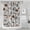 Pioneer Flower Floral-1, variant on Pioneer Flower Floral Print Pattern Shower Curtain 36"x72" ,Bathroom Decorative Shower Curtains Set with 12 Hooks,Modern Waterproof Washable Shower Curtain