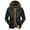Black, variant on Herrnalise Men's winter cotton jacket men's workwear jacket in the long section of Europe and the United States men's big yards coat warmth thickening Black