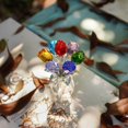 thumbnail image 4 of Figura de rosas de cristal H&D HYALINE & DORA Colorful Rose, 4 of 8