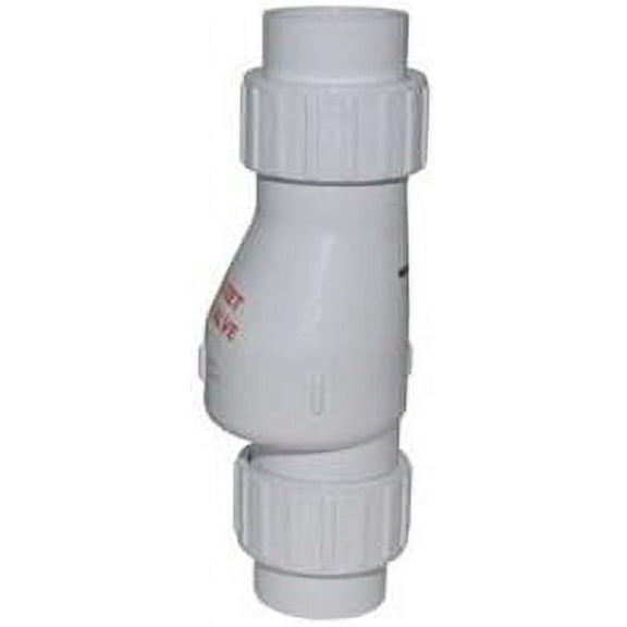 ZOELLER 30-0042 Full Flow Check Valve,PVC,2 In.