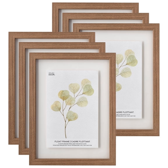 Studio Decor Brown 18" x 24" Float Frame, 6 Pack