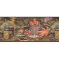 thumbnail image 2 of Fruits Berries Vegetables Jams Kitchen Wallpaper Border Retro Design, Roll 15' x 10", 2 of 3