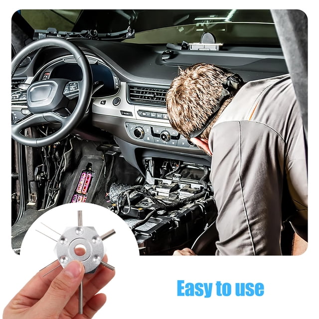 unbranded Kit De Herramientas Automotrices Para Extracción De Terminales Con Aluminio Y Inoxidable Color Plata