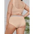 thumbnail image 4 of Mengpipi Women's Cotton Brief Underwear Beige, 3-Pack, Size S-XXL, 4 of 4