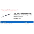thumbnail image 2 of Trunk Strut - Compatible with 2004 - 2008 Chrysler Crossfire Coupe 2-Door 2005 2006 2007, 2 of 2