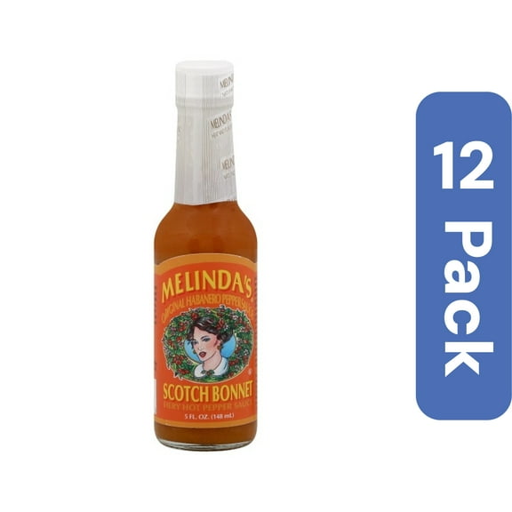 Melinda's Hot Scotch Bonnet Sauce 5 oz (Pack of 12)
