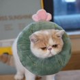 thumbnail image 5 of CUITING Cat Recovery Collar  Cute Cat Donut Collar  Soft Cone Collars for Cat  Wound Healing Protective Cone After Surgery Elizabethan Collars for Kitten Pets, 5 of 5