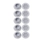 thumbnail image 2 of Rejilla de ventilación redonda y plana para armario de metal, 10 unidades, 2 of 7
