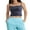 Dark Blue, variant on Women Lace Trim Cami Sleeveless Spaghetti Strap Camisoles Square Neck Crop Top Summer Streetwear