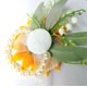 thumbnail image 3 of Muñeca de girasol artificial y conjunto para la decoración de la boda de la dama de honor del novio de la novia, 3 of 4