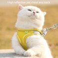 thumbnail image 5 of Arnés y correa para gatos, collar ajustable para perros, chaleco con cuerda de tracción, correa para el pecho para cachorros, chihuahuas, artículos para caminar al aire libre, 5 of 5