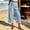 Sky Blue, variant on LEKODE Women's Pull On Linen Blend Drawstring Relaxed Fit Wide Leg Pant Beige L