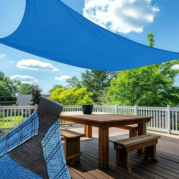 Malla Sombra Raschel 90% Bastilla Doble y Esquinas Reforzadas Azul MPQ 4X4