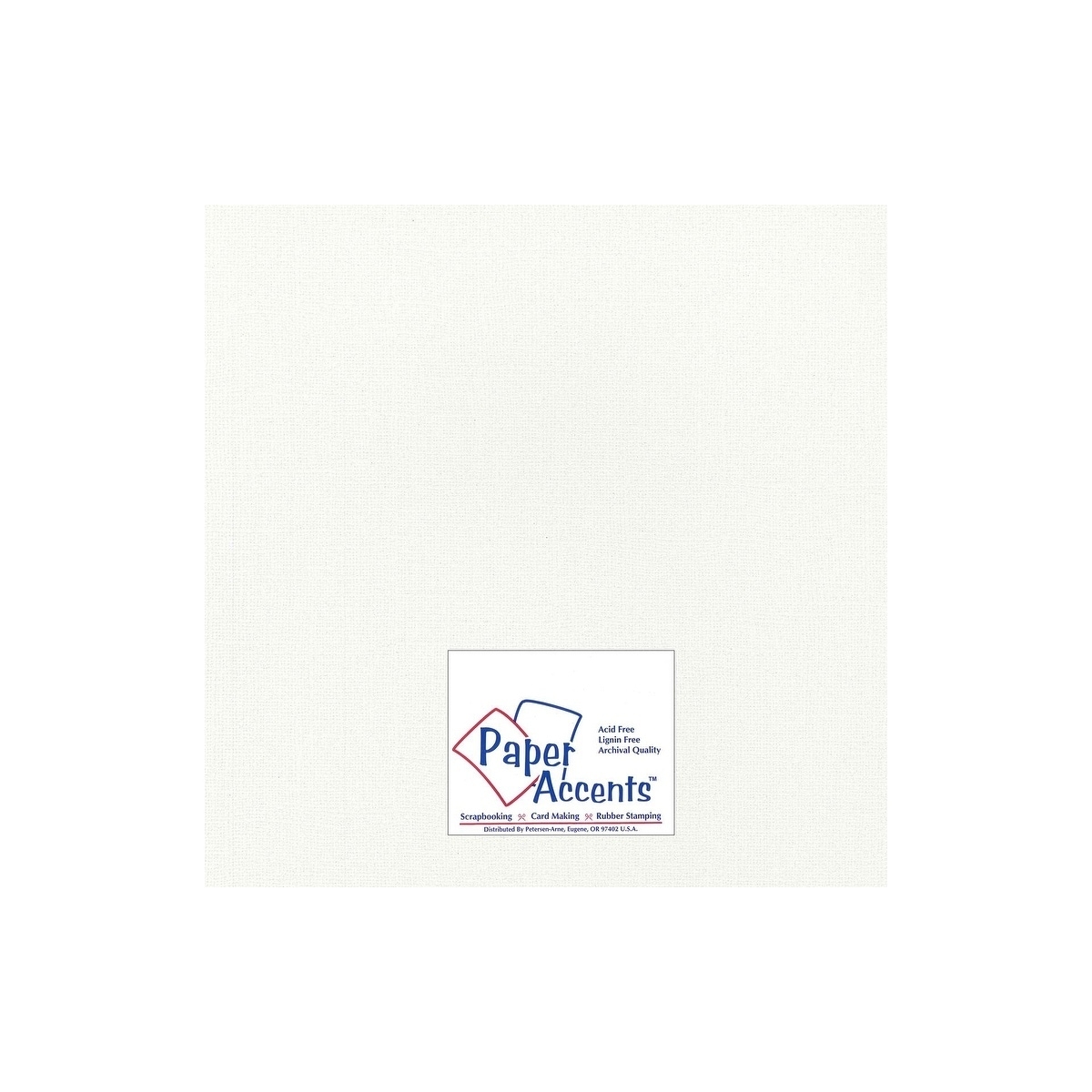 Paper Accents Glimmer Cardstock 12"x 12" 80lb 25pc Icicles
