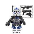 thumbnail image 4 of Set de 8 Figuras de Soldados Clones Tropas Estrella, Minifiguras de Bloques de Construcción ABS, Juguete de Colección para Niños y Fans, 4 of 9