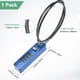thumbnail image 4 of Cerraduras de Puerta Uxcell para Cercas Exteriores, Cerradura de Combinación de Cable de Acero de 23.6IN [Azul], 4 of 7