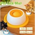 thumbnail image 2 of Pet Lick Mat Slow Feeder Yogurt Licking Plate for Dogs and Cats Lick Toys Interactive Snack Bowl Promotes Dental Health Pet, 2 of 8