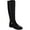 Black, variant on KENNETH COLE Womens Brown Thermoplastic Sole Gold Heel Accent Buckle Accent Wind Almond Toe Zip-Up Riding Boot 6.5 M