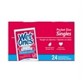 Wet Ones Antibacterial Hand Wipes, Individually Wrapped, Fresh Scent
