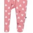 thumbnail image 5 of Modern Moments by Gerber Baby Neutral Viscose Valentine's Day Two-Way Zip Sleep 'N Play Footed Pajamas, Sizes Newborn - 6/9 Months, 5 of 7