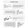 thumbnail image 3 of 6Pcs Garage Door Opener Safety Sensor Beam Eyes Fit for    with Brackets, 3 of 6