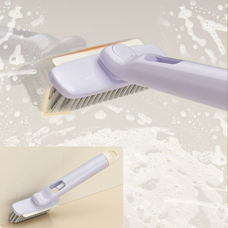 Rotating V Shape Gap Cleaning Brush All In One Spray And Scrub Brush 360 Degree Rotating Brush Head Built In Hair Catcher Cleaning Brush Kitchen Bathroom Multi Tool Brush Rotating V Shape Gap Cleaning Brush All In One Spray And Scrub Brush 360 Degree Rotating Brush Head Built In Hair Catcher Cleaning Brush Kitchen Bathroom Multi Tool Brush