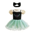 thumbnail image 2 of ATAIKU 6M-24M Baby Girls Princess Onesie Romper Dress Halloween Christmas Party Lace Gown Birthday Tulle Dresses with Headband, 2 of 15