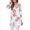 #2 4413-White, variant on Trendy Floral Print V-Neck Blouses For Women Casual Fall long sleeve Shirts Tunics Tops White