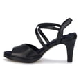thumbnail image 4 of Walking Cradles Wc Porsha Women Platform Sandal In Black Cashmere Leather, 4 of 7