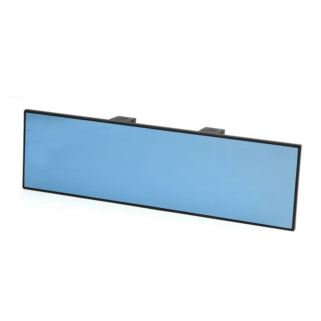 Espejo Retrovisor para Coche Unique Bargains 240mm Panorámico Ancho Clip Plano Azul
