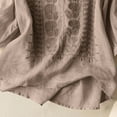 thumbnail image 7 of Womens Tops Long Sleeve Linen Cotton Top With Embroidery Breathable Casual Blouse Cotton And Linen Blend Soft Skin-Friendly M Sweaters For Women, 7 of 7