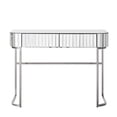 thumbnail image 4 of Mirrored Console Dressing Table with 2 Drawers | For Makeup, Jewelry Storage | Soft Edges for Safety and Modern Aesthetics, 4 of 4