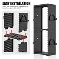 thumbnail image 4 of Games Box Storage Stand Holder, Multifunctional 2 Headset Game Storage Tower Stable 4 Controllers 24 Games  For Game Discs For Game Headset, 4 of 8