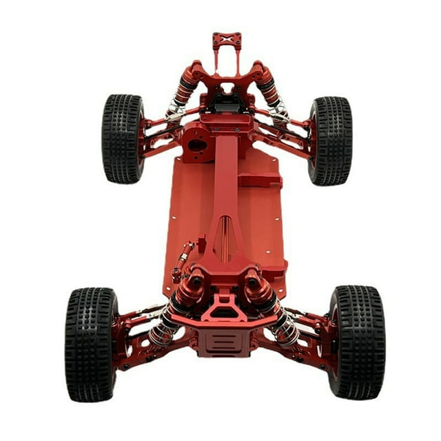Kit de montaje de amortiguadores Vogacara para coche de control remoto 1/12 WLtoys 124017 124019 Rojo