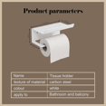 thumbnail image 2 of porte Papier Toilette, Porte-serviettes En Acier Inoxydable Pour Tlphone Portable,support Papier Rouleau Derouleur Papier Wc, Support Papier Toile, 2 of 5