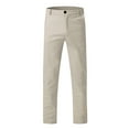 thumbnail image 2 of zuwimk Men'S Pants Casual,Men's Straight Fit Jean Cut All Seasons Tech Pants Khaki,XL, 2 of 5