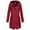 M-Red, variant on 2025 Solid Outdoor Size Plus Plus Size Maternity Jacket Windproof Raincoat Hooded Rain Long Coats for Women Winter Waterproof Jacket Women Women's Women Long Jacket