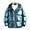 Blue, variant on Fesfesfes Shiny Puffer Jacket for Men Causal Hooded Coat Reflective Down Jacket Winter Jacket