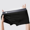 thumbnail image 6 of Xysaqa Mens Trunks Big & Tall Underwear Cotton Boxers Briefs Short Leg Comfortable Breathable Underpants Plus Size 3X 4X 5X Summer Savings, 6 of 7