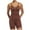 Coffee, variant on KHONTS Shapewear For Women Tummy Control Open Bust Thigh Slimmer Bodysuit With Removable Pads Seamless Sculpting Body Shaper Khaki XL