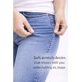 thumbnail image 4 of Ellos Comfortable Women's Plus Size Boyfriend Jeans Stretch Denim Mid-Rise, 4 of 6