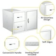 thumbnail image 6 of Acekid Outdoor Kitchen Drawer Combo - Stainless Steel, Multi-Layer Design with Paper Towel Rack, 6 of 8