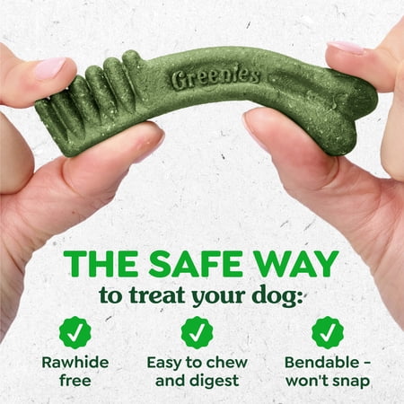 GREENIES ADULT NATURAL DENTAL DOG TREATS 3 FLAVORS, REGULAR SIZE, (3) 12 OZ PACKS (36 COUNT)